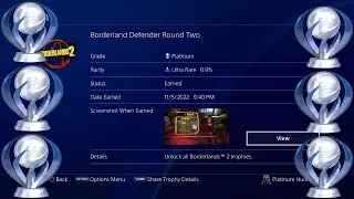 Terramorphus DEFEATED| Thresher Thrashed Trophy & Platinum Trophy ACHIEVED | Borderlands 2