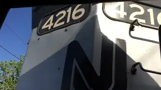 NJ Transit HD 60fps EXCLUSIVE: Riding Behind EMD GP40PH-2B 4216 on M&E Train 626 (6/1/16)