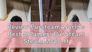 Review Pursteam World's Best Steamers PurSteam Steam Mop - Hard Wood Floor and Carpet Cleaner With S