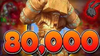 + 80.000 Stats in ONE Fight?! (INSANE Combo!) | Hearthstone Battlegrounds
