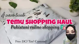 Temu Shopping Haul || Temu App In Pakistan || temu haul 🛍️🎀✨