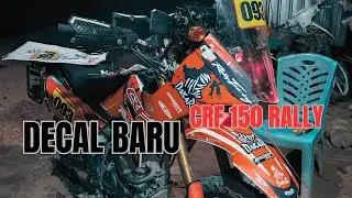 CRF150 в стиле ралли &laquo;Дакар&raquo;! Модификация передней части кузова + новые наклейки &mdash; ещё круче!
