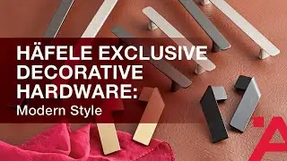 H&auml;fele Exclusive Decorative Hardware: Modern Style