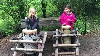 JJ and Lola drum dance!