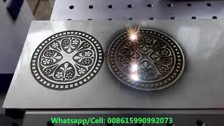 brass metal deep engraving 50w fiber laser marking machine