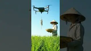 A modern drone uses a unique hook and line system to swiftly catch pesky field mice