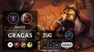Gragas Jungle vs Jax - KR Master Patch 9.19