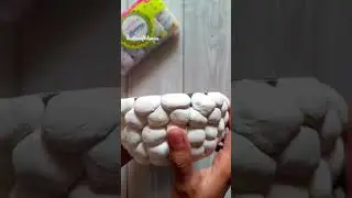 Diy wall putty planter 😍.#diyplanter#easydiyideas#homedecordiys