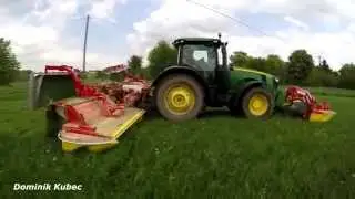 Agro Podlesí Červené Janovice- sečení 2015 /John Deere 8320R/