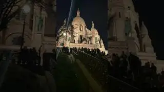 Paris at Night 🇫🇷 #shorts #parisvlog #parisblog #parisnight #montmarte #sacr&eacute;coeur #parisvibes