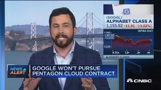 Google won't pursue $10 billion Pentagon cloud contract