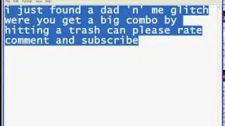 dad 'n' me glitch