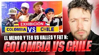 EL MENOR Y TEOREMA VS VALLES - T Y FAT N 🇨🇱🇨🇴 *CHILE VS COLOMBIA* 🏟️ Exhibición