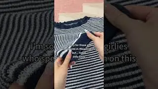 Fashion Bargain: Striped Knit Sweater on Sale!#fashiondeals #knitsweater #bargainfinds