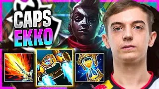 WHEN CAPS PICKS EKKO! - G2 Caps Plays Ekko MID vs Akali! | Challenger TV