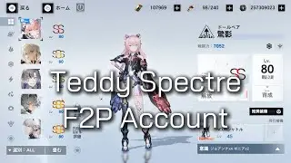 Punishing Gray Raven Teddy Spectre SS Rank Fate Banner Character Build F2P Account #f2p #pgr