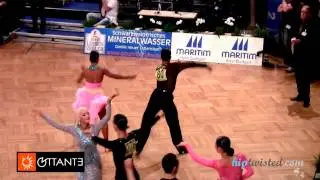 Jevgenij Suvorov - Evgenia Libman, GOC Stuttgart 2014, WDSF Grand Slam latin, 3. round - samba