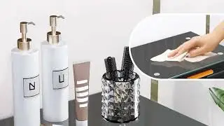 🖤 Luxe Barber Station Tour | Storage, Style & Function in One!
