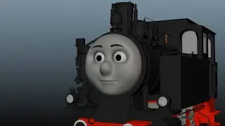 Stevie the steam train test animation progress (Ernest the engine car & others) 