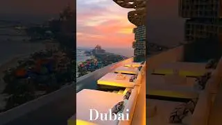 #Unreal #sunset #Dubai Cloud 22 infinity pool Atlantis The Royal #travel #views #blog #romantic
