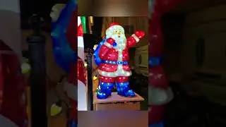 SANTA CLAUS & His Beautiful Christmas Displays #Santaclaus #christmas #Christmastrees #Jesus 
