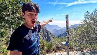 San Gabriel Peak with Edgar and Erik