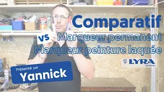 Yannick @Hetreounepalette compare le Marqueur peinture laquée LYRA vs le Marqueur permanent LYRA