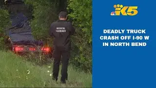 Deadly crash off I-90 W in North Bend