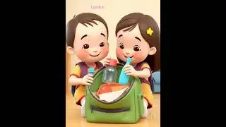 Pack my school bag 🎒@Learnythm#shortsfeeds #school #kids #baby