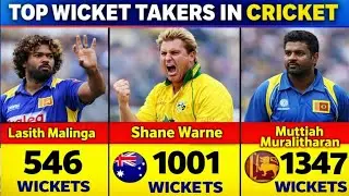 Most Wickets in Cricket History 🔥 | Top 10 Bowlers of All Time