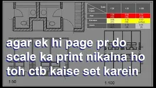 How to set up a CTB to plot at different scales on same page