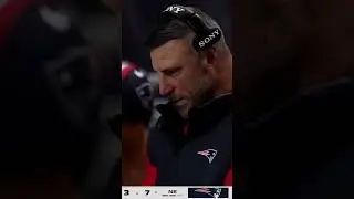 Drake Maye of the New England #patroits touchdown pass in the #afc #playoffs