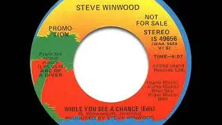Steve Winwood - While You See A Chance (Edit)
