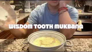 My first meal after wisdom tooth extraction (with local anesthesia)