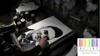 Spray Paint Art - Morrissey made with Multi-layer Stencils