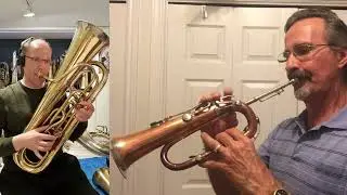 Yankee Doodle Duet-1830s Graves & Co Eb 10-Keyed Bugle-1850s Moritz Style F Tuba by Daniel Ridder.