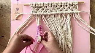 Macramé Mural Corazón