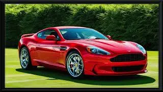 Red Sports Car - TV Art- Screensaver - Wallpaper - Frame Art - Cars