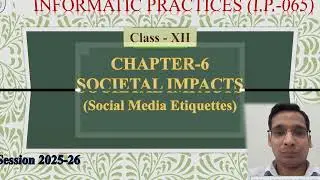 Communication & Social media Etiquette #class12 #session2025 #computerscience #informaticspractices