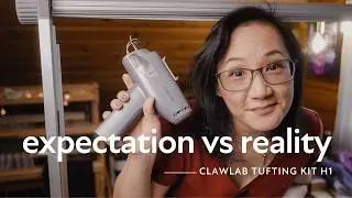 Первое использование пистолета для тафтинга ClawLab H1.
