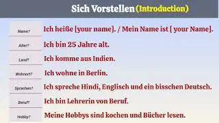 A1 Sprechen | Goethe Exam Pattern | German Language 