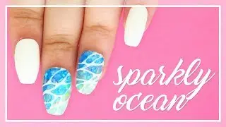 Sparkly Ocean Nail Art Tutorial