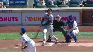 ATL@NYM: Freeman lifts a solo shot onto Shea Bridge