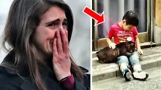 Девушка подарила мальчику игрушку &mdash; реакция ПОТРЯСЛА всех!