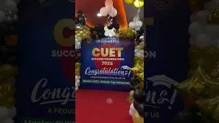 CUET Success Celebration 2025 🎉 | DU-Selected Toppers Honoured at Chartered Commerce