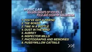 Music Lab Mega Collections Golden Greats of VCD, Vol. 5 Songlist
