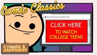 College Teens | Cyanide & Happiness Comic Classics #shorts