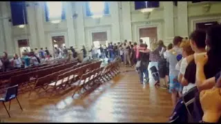 HUGE CONGA LINE