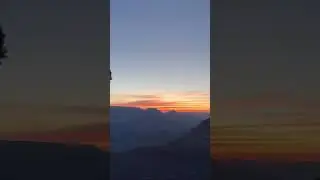 Moments before sun-rise at the Grand Canyon 🌅☀️🌄 #views #shorts #sunrise #grandcanyon #mountains