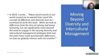 Moving Beyond Diversity and Intercultural Management